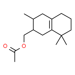 ChemSpider 2D Image | (3,8,8-Trimethyl-1,2,3,4,5,6,7,8-octahydro-2-naphthalenyl)methyl acetate | C16H26O2