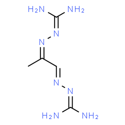 ChemSpider 2D Image | N'',N'''''-(1E,2Z)-propane-1,2-diylidenedicarbonohydrazonic diamide | C5H12N8