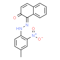 ChemSpider 2D Image | (1Z)-1-[(4-Methyl-2-nitrophenyl)hydrazono]-2(1H)-naphthalenone | C17H13N3O3