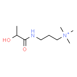 ChemSpider 2D Image | 3-(Lactoylamino)-N,N,N-trimethyl-1-propanaminium | C9H21N2O2