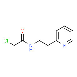 ChemSpider 2D Image | 2-Chloro-N-[2-(2-pyridinyl)ethyl]acetamide | C9H11ClN2O