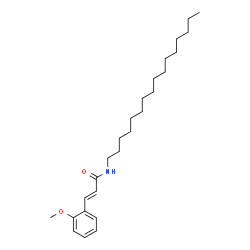 ChemSpider 2D Image | (2E)-N-Hexadecyl-3-(2-methoxyphenyl)acrylamide | C26H43NO2