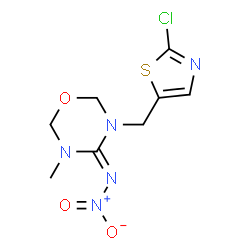 ChemSpider 2D Image | (E)-thiamethoxam | C8H10ClN5O3S