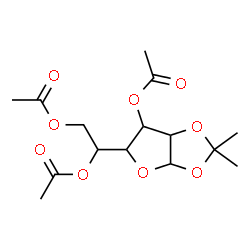 ChemSpider 2D Image | 3,5,6-Tri-O-acetyl-1,2-O-isopropylidenehexofuranose | C15H22O9