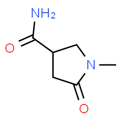 ChemSpider 2D Image | 1-Methyl-2-pyrrolidinone-4-carboxamide | C6H10N2O2