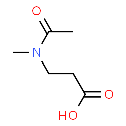 ChemSpider 2D Image | N-Acetyl-N-methyl-beta-alanine | C6H11NO3