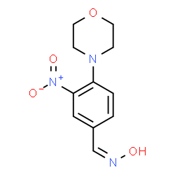 ChemSpider 2D Image | (Z)-N-Hydroxy-1-[4-(4-morpholinyl)-3-nitrophenyl]methanimine | C11H13N3O4
