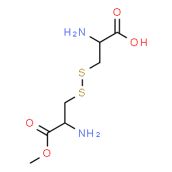 ChemSpider 2D Image | 2-Amino-3-[(2-amino-3-methoxy-3-oxopropyl)disulfanyl]propanoic acid | C7H14N2O4S2