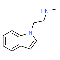 ChemSpider 2D Image | (2-Indol-1-yl-ethyl)-methyl-amine | C11H14N2