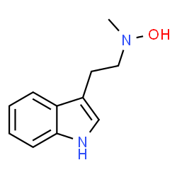 ChemSpider 2D Image | 3-(2-[Hydroxy(methyl)amino]ethyl)-1H-indole | C11H14N2O