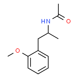 ChemSpider 2D Image | N-[1-(2-Methoxyphenyl)-2-propanyl]acetamide | C12H17NO2