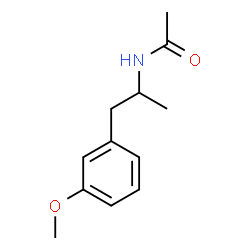 ChemSpider 2D Image | N-[1-(3-Methoxyphenyl)-2-propanyl]acetamide | C12H17NO2