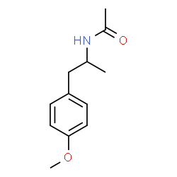ChemSpider 2D Image | N-[1-(4-Methoxyphenyl)-2-propanyl]acetamide | C12H17NO2