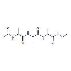 ChemSpider 2D Image | N-Acetylalanylalanyl-N-ethylalaninamide | C13H24N4O4