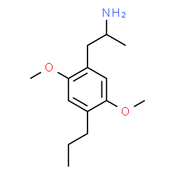 ChemSpider 2D Image | 2,5-Dimethoxy-4-propylamphetamine | C14H23NO2