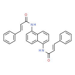 ChemSpider 2D Image | (2E,2'E)-N,N'-1,5-Naphthalenediylbis(3-phenylacrylamide) | C28H22N2O2