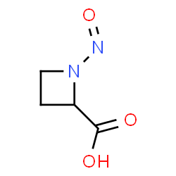 ChemSpider 2D Image | 1-Nitroso-2-azetidinecarboxylic acid  | C4H6N2O3