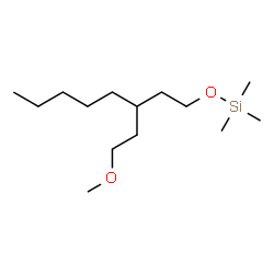 ChemSpider 2D Image | 1-Methoxy-3-(2-trimethylsilyloxyethyl)octane | C14H32O2Si