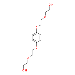 ChemSpider 2D Image | Benzene, 1,4-bis[2-(2-hydroxyethoxy)ethoxy]- | C14H22O6