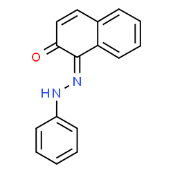 ChemSpider 2D Image | 1,2-Naphthalenedione, 1-(phenylhydrazone) | C16H12N2O