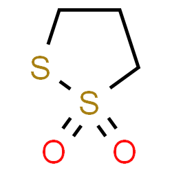 ChemSpider 2D Image | 1,2-Dithiolane 1,1-dioxide | C3H6O2S2