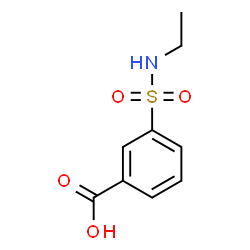 ChemSpider 2D Image | 3-(Ethylsulfamoyl)benzoic acid | C9H11NO4S