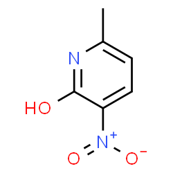 ChemSpider 2D Image | 6-Hydroxy-5-nitro-2-picoline | C6H6N2O3
