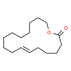 ChemSpider 2D Image | omega-6-Hexadecenlactone | C16H28O2
