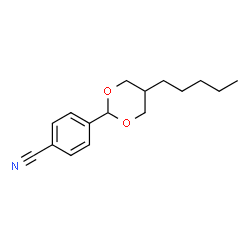 ChemSpider 2D Image | 4-(5-Pentyl-1,3-dioxan-2-yl)benzonitrile | C16H21NO2