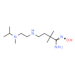 ChemSpider 2D Image | (1Z)-N'-Hydroxy-4-({2-[isopropyl(methyl)amino]ethyl}amino)-2,2-dimethylbutanimidamide | C12H28N4O