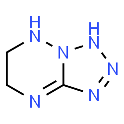 ChemSpider 2D Image | 3,5,6,7-Tetrahydrotetrazolo[1,5-b][1,2,4]triazine | C3H6N6