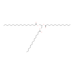 ChemSpider 2D Image | 2,3-Bis(tetradecanoyloxy)propyl stearate | C49H94O6