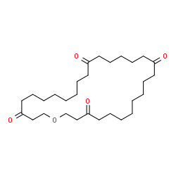 ChemSpider 2D Image | Oxacyclotriacontane-4,13,19,28-tetrone | C29H50O5