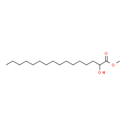 ChemSpider 2D Image | Methyl 2-hydroxyhexadecanoate | C17H34O3