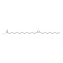 ChemSpider 2D Image | 12-(3-Octyl-2-oxiranyl)dodecanoic acid  | C22H42O3