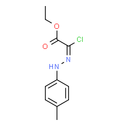 ChemSpider 2D Image | Ethyl (2E)-chloro[(4-methylphenyl)hydrazono]acetate | C11H13ClN2O2