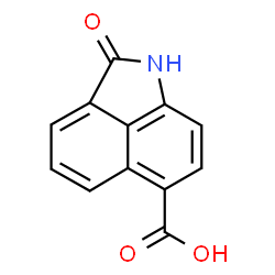 ChemSpider 2D Image | 2-Oxo-1,2-dihydrobenzo[cd]indole-6-carboxylic acid | C12H7NO3