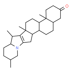 ChemSpider 2D Image | Solanid-16-en-3-one  | C27H41NO