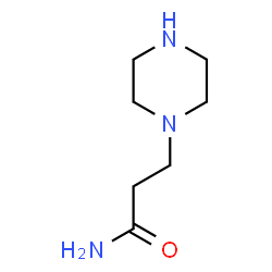 ChemSpider 2D Image | 3-(1-Piperazinyl)propanamide | C7H15N3O