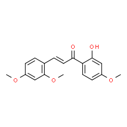 ChemSpider 2D Image | 2'-hydroxy-2,4,4'-trimethoxychalcone | C18H18O5