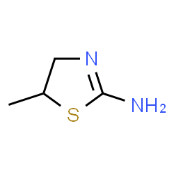 ChemSpider 2D Image | 5-Methyl-4,5-dihydro-1,3-thiazol-2-amine | C4H8N2S