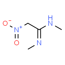 ChemSpider 2D Image | (1E)-N,N'-Dimethyl-2-nitroethanimidamide | C4H9N3O2