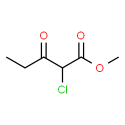 ChemSpider 2D Image | Methyl2-chloro-3-oxovalerate | C6H9ClO3