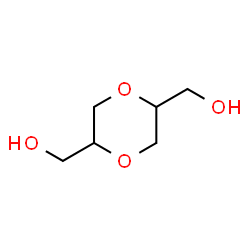 ChemSpider 2D Image | 1,4-Dioxane-2,5-diyldimethanol | C6H12O4
