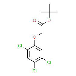 ChemSpider 2D Image | tert-Butyl (2,4,5-trichlorophenoxy)acetate | C12H13Cl3O3