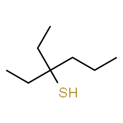ChemSpider 2D Image | 3-Ethyl-3-hexanethiol | C8H18S