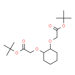 ChemSpider 2D Image | Cyclohexane, 1,2-bis(t-butoxycarbonylmethoxy)- | C18H32O6