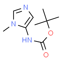 ChemSpider 2D Image | tert-Butyl (1-methyl-1H-imidazol-5-yl)carbamate | C9H15N3O2
