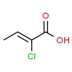 ChemSpider 2D Image | (2Z)-2-Chloro-2-butenoic acid | C4H5ClO2
