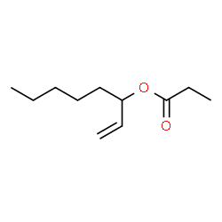 ChemSpider 2D Image | 1-Octen-3-ol propionate | C11H20O2